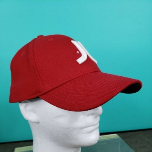 WESC We Are The Superlative Conspiracy Ball Cap Hat  Baseball Red White Logo - Picture 5 of 7
